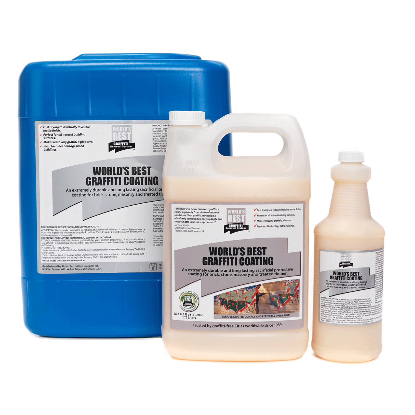 World's Best Graffiti Coating - World's Best Graffiti Removal Products